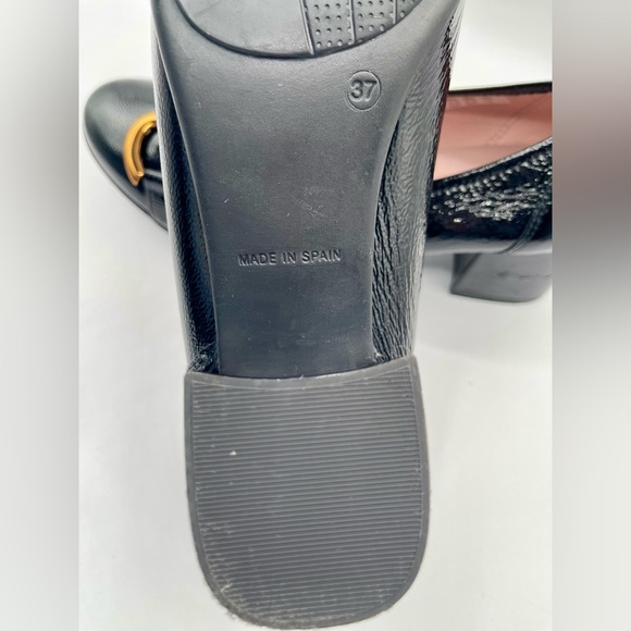 SABRINAS Lita Block-Heel Black Shoes Made in Spain.EU Size  37   US size 6 / 6.5 - Picture 12 of 14